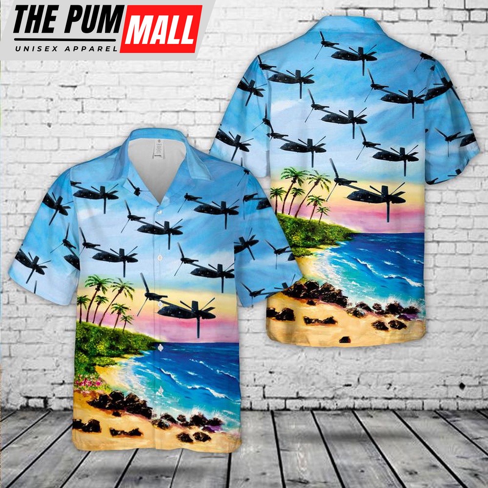 Army Hawaiian Shirt, US Army Bell V-280 Valor Hawaiian Shirt, Military Aloha Shirt