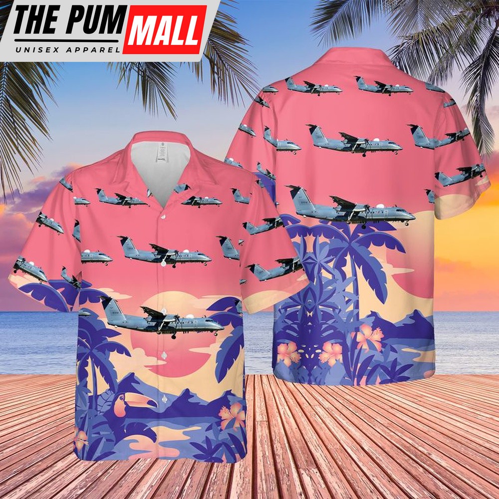 Army Hawaiian Shirt, US Army Bombardier RO-6A Hawaiian Shirt, Military Aloha Shirt