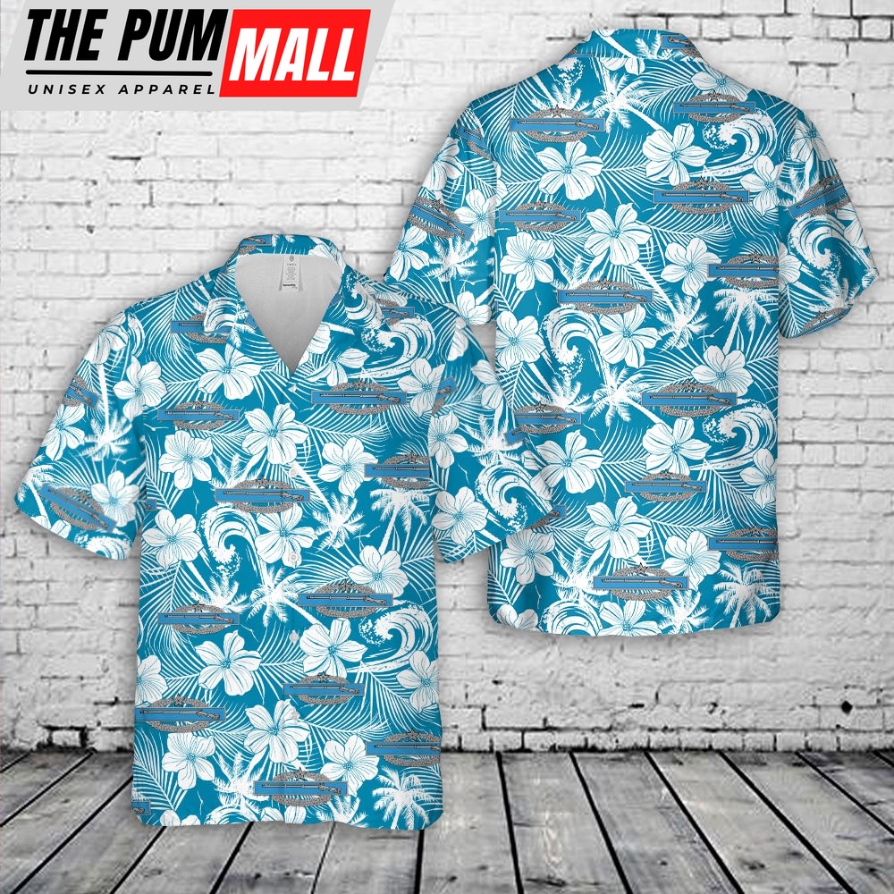 Army Hawaiian Shirt, US Army Combat Infantryman Badge 2nd award CIB Hawaiian Shirt, Military Aloha Shirt