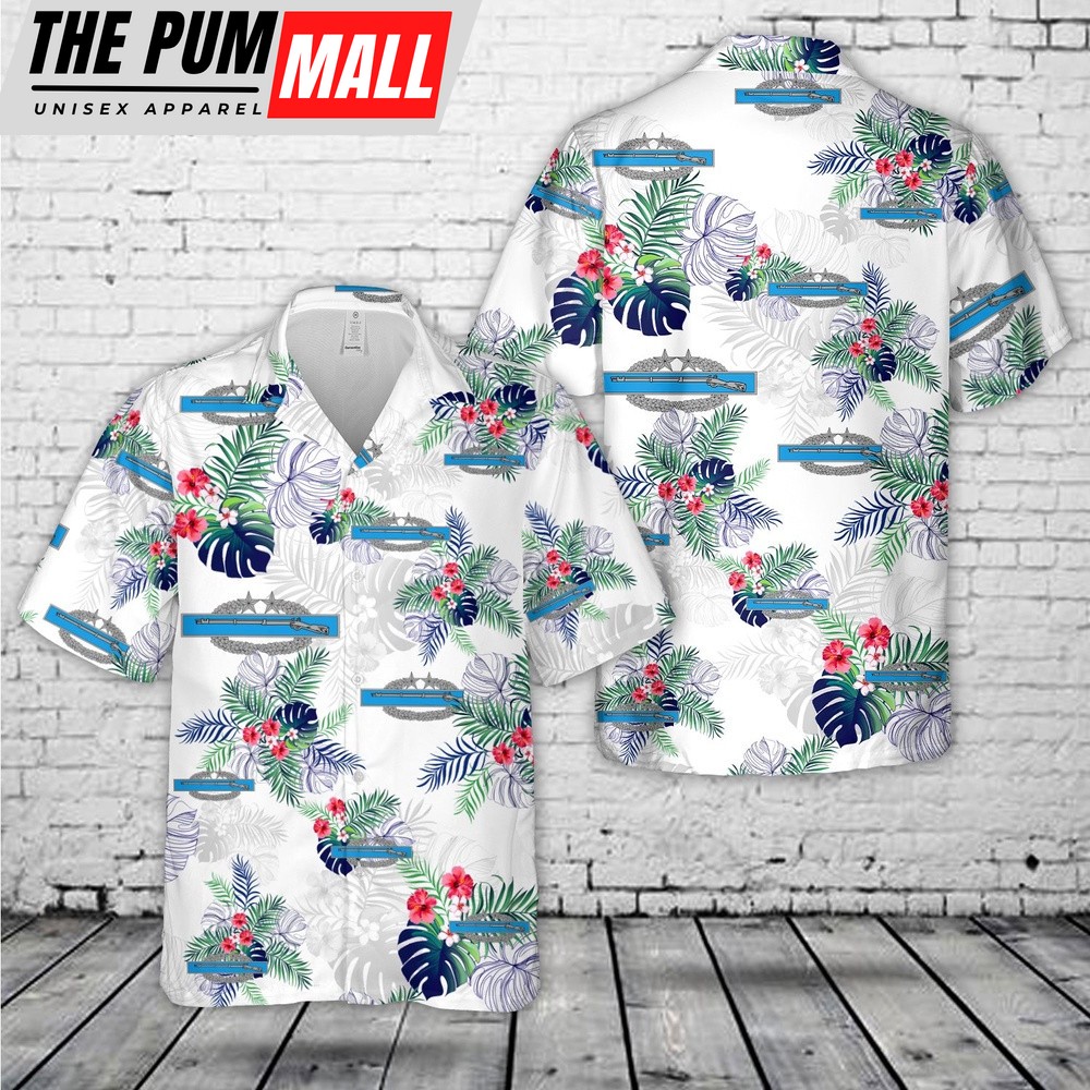 Army Hawaiian Shirt, US Army Combat Infantryman Badge 3rd award CIB Hawaiian Shirt, Military Aloha Shirt