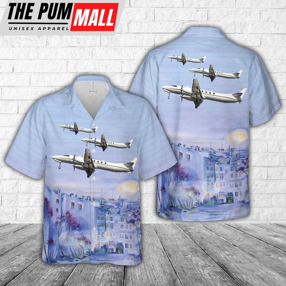 Army Hawaiian Shirt, US Army Fairchild C-26B Metro 23 Hawaiian Shirt, Military Aloha Shirt