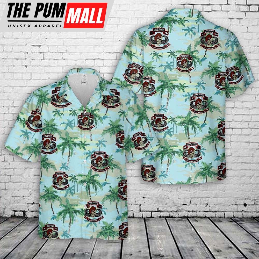 Army Hawaiian Shirt, US Army H121 Long Range Surveillance Hawaiian Shirt, Military Aloha Shirt