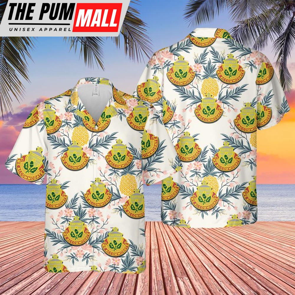 Army Hawaiian Shirt, US Army Illinois Army National Guard Hawaiian Shirt, Military Aloha Shirt