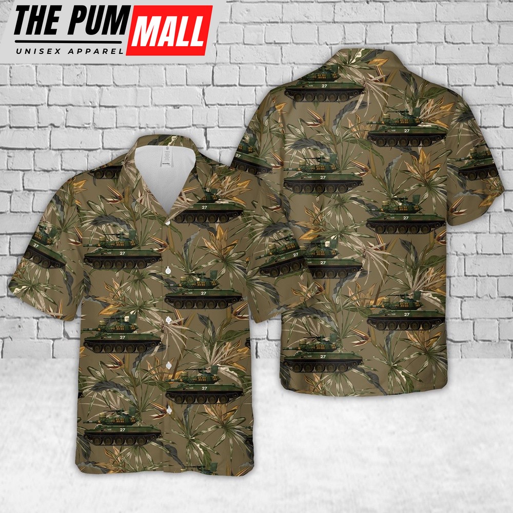 Army Hawaiian Shirt, US Army M551 ACAV, 11th Armored Cavalry Regiment Hawaiian Shirt, Military Aloha Shirt