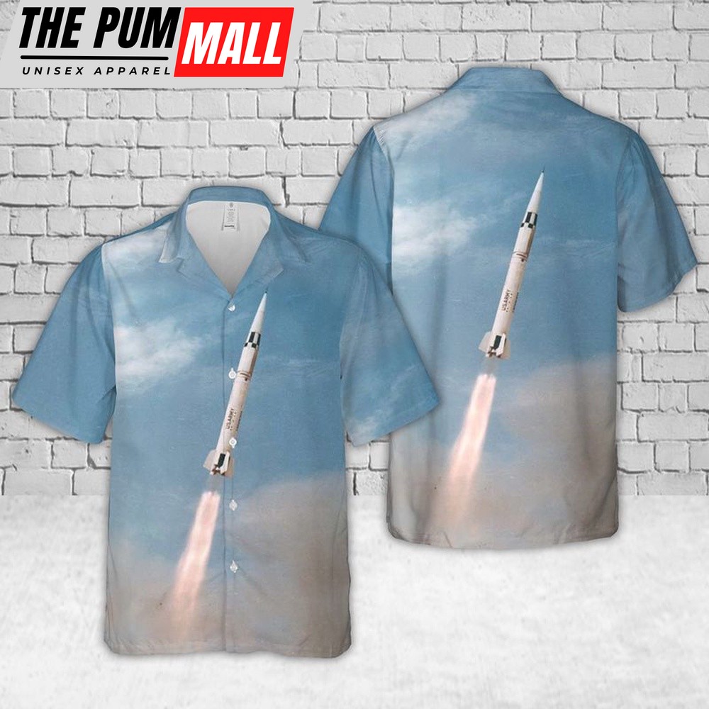 Army Hawaiian Shirt, US Army MGM-29 Sergeant Hawaiian Shirt, Military Aloha Shirt