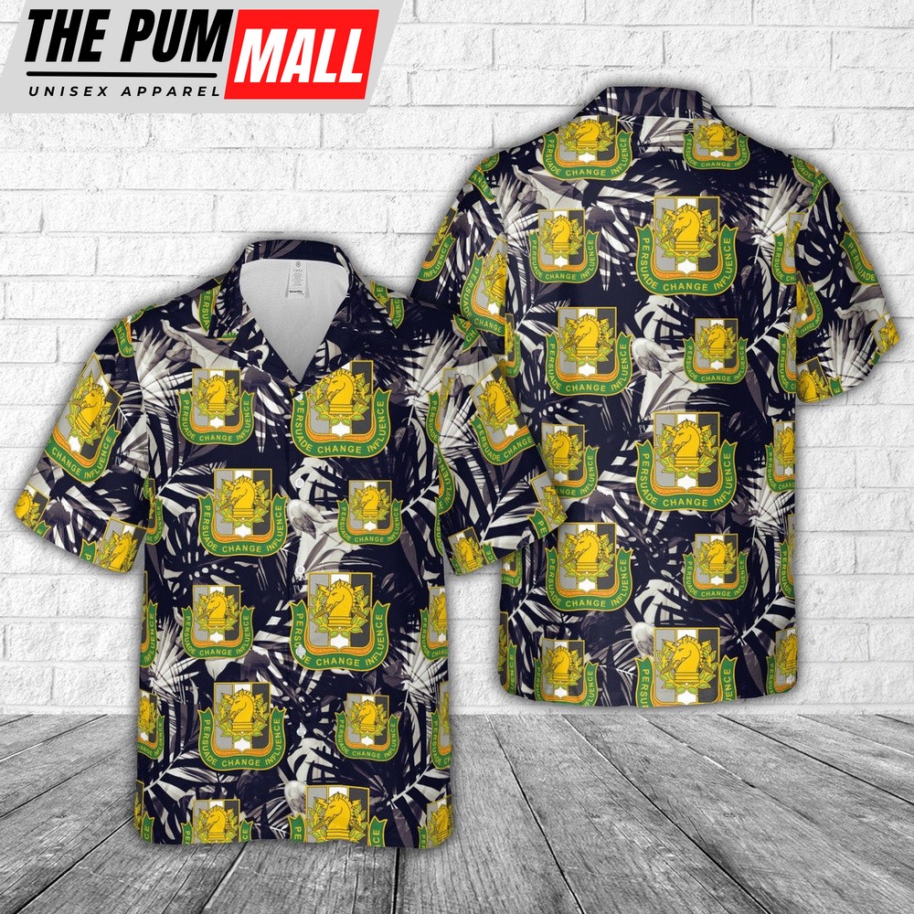 Army Hawaiian Shirt, US Army Psychological Operations (PSYOP) Hawaiian Shirt_9675, Military Aloha Shirt