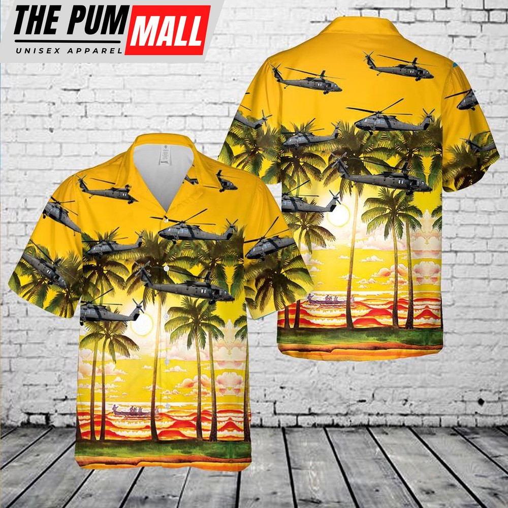 Army Hawaiian Shirt, US Army Sikorsky UH-60M Blackhawk Hawaiian Shirt, Military Aloha Shirt