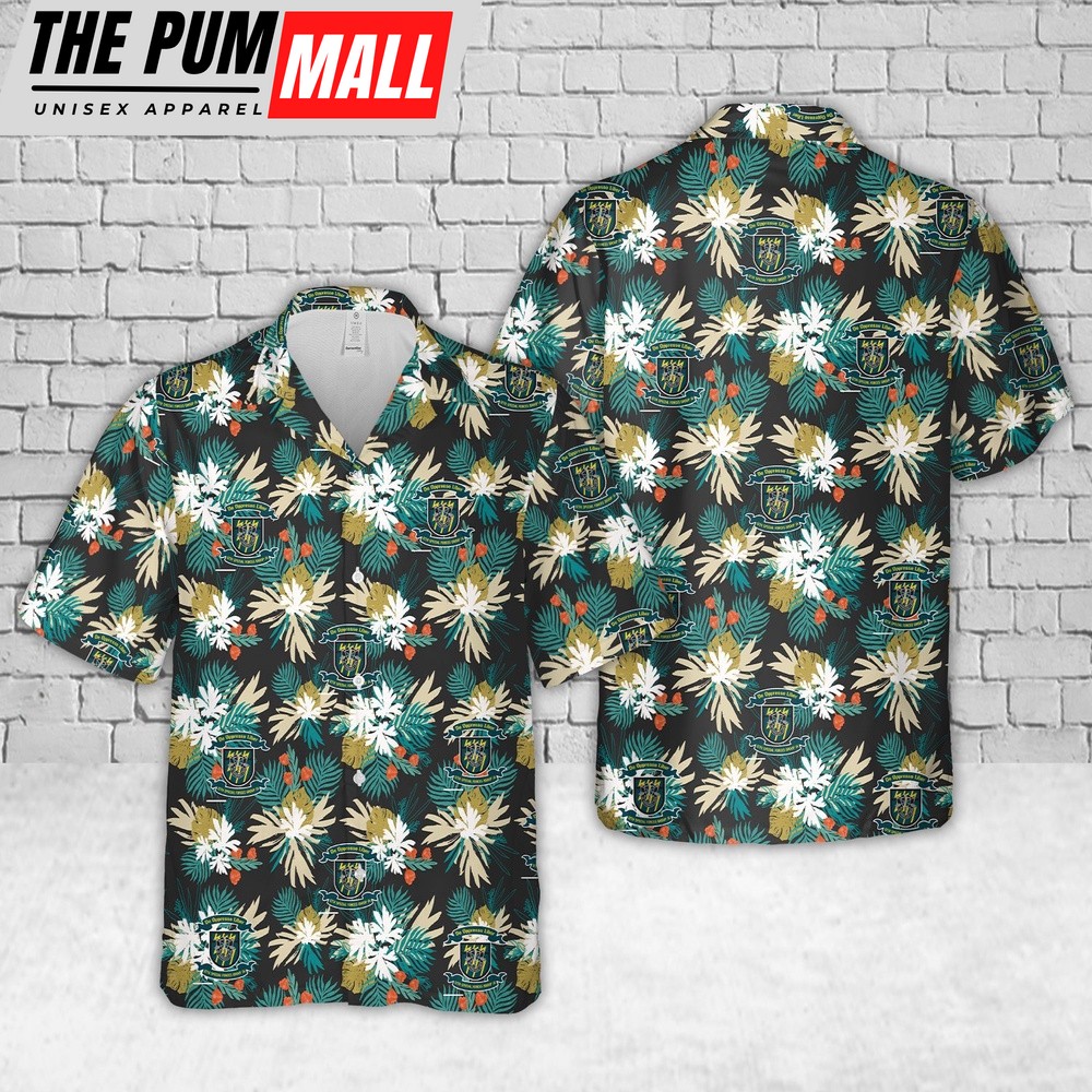 Army Hawaiian Shirt, US Army Special 12th Special Forces Group (12th SFG)(A) Hawaiian Shirt, Military Aloha Shirt