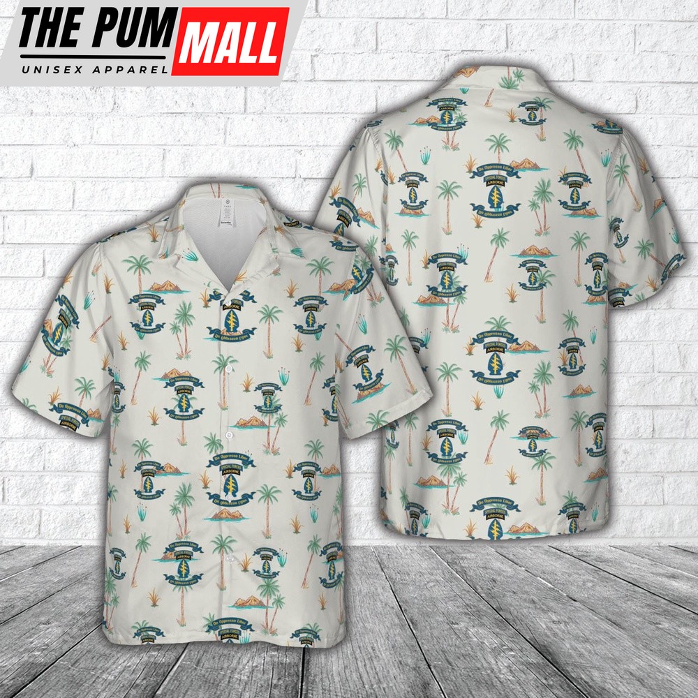 Army Hawaiian Shirt, US Army Special Forces Airborne Hawaiian Shirt, Military Aloha Shirt