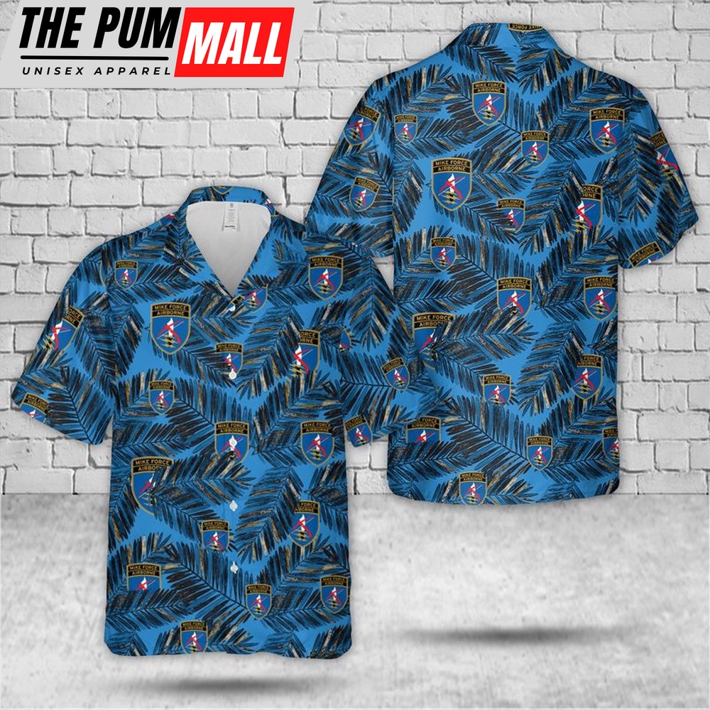 Army Hawaiian Shirt, US Army Special Forces MIKE Force Hawaiian Shirt, Military Aloha Shirt