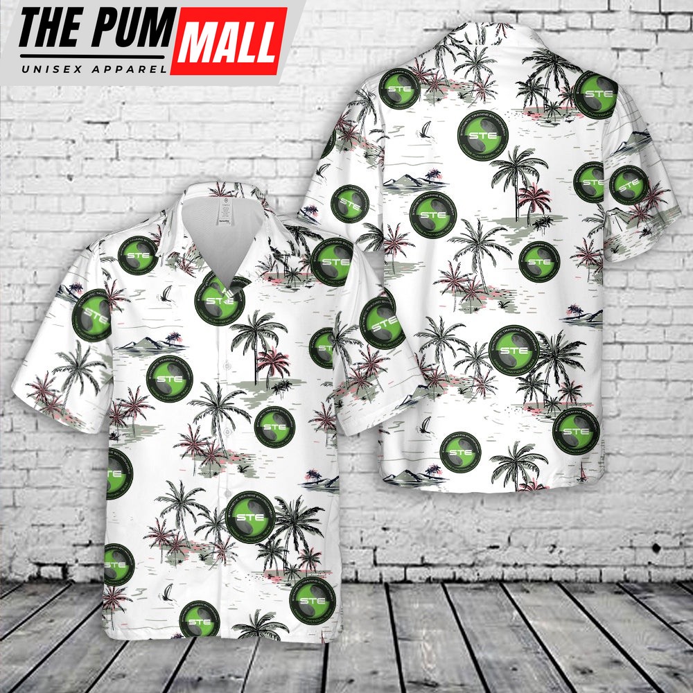 Army Hawaiian Shirt, US Army Synthetic Training Environment Hawaiian Shirt, Military Aloha Shirt