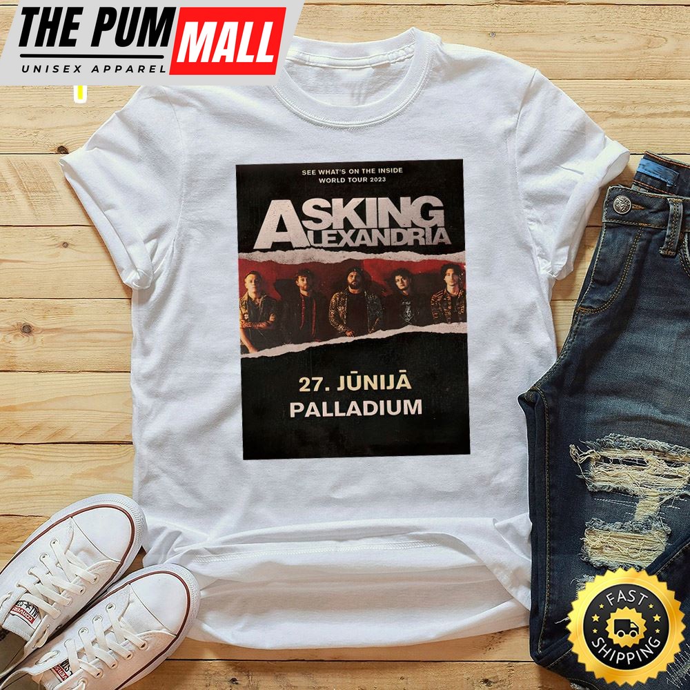 Asking Alexandria. See Whats On The Inside World Tour 2025 Unisex Tshirt