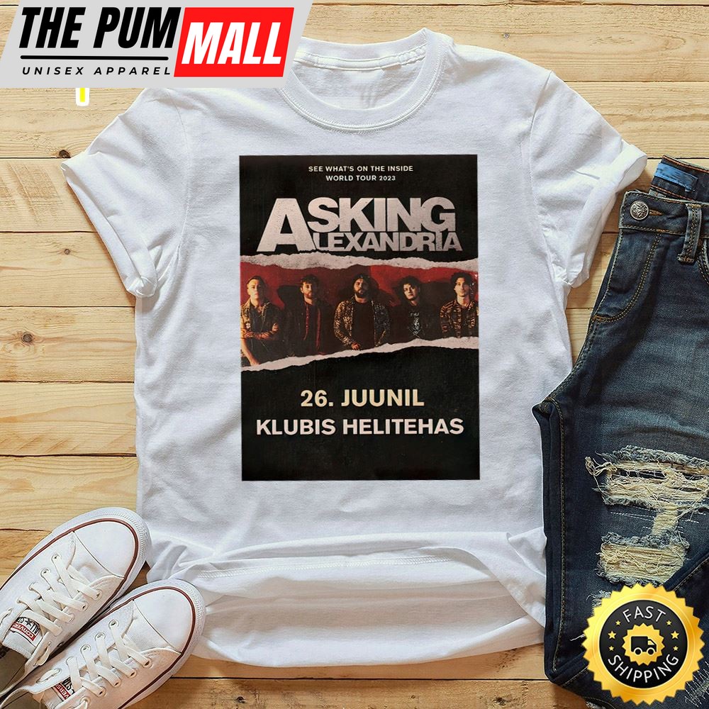 Asking Alexandria – See Whats On The Inside World Tour 2025 Unisex Tshirt