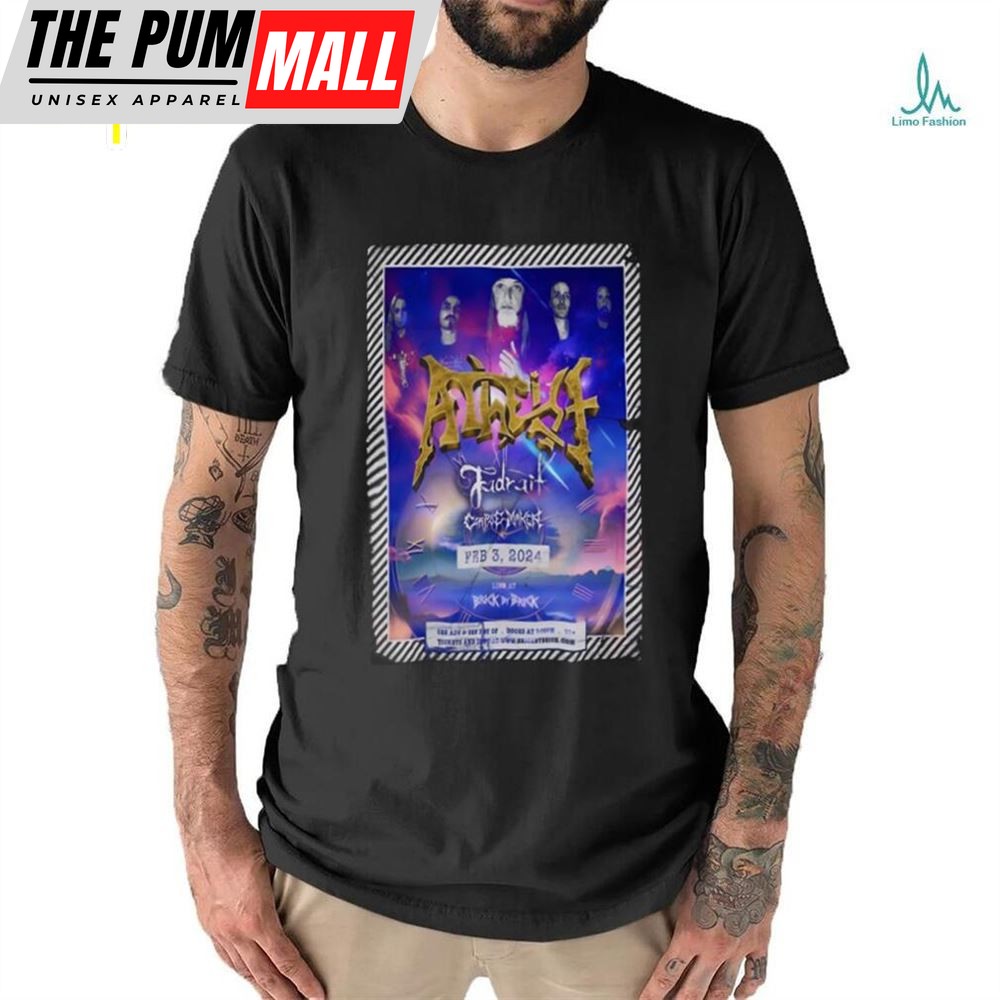 Atheist San Diego, California February 3rd, 2025 Tour Poster Shirt