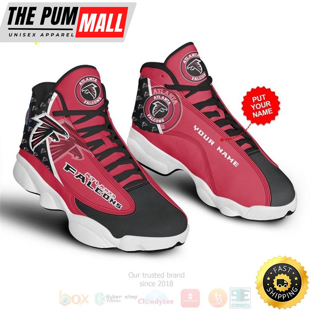 Atlanta Falcons Football Team Nfl Custom Name Air Jd 13 Shoes