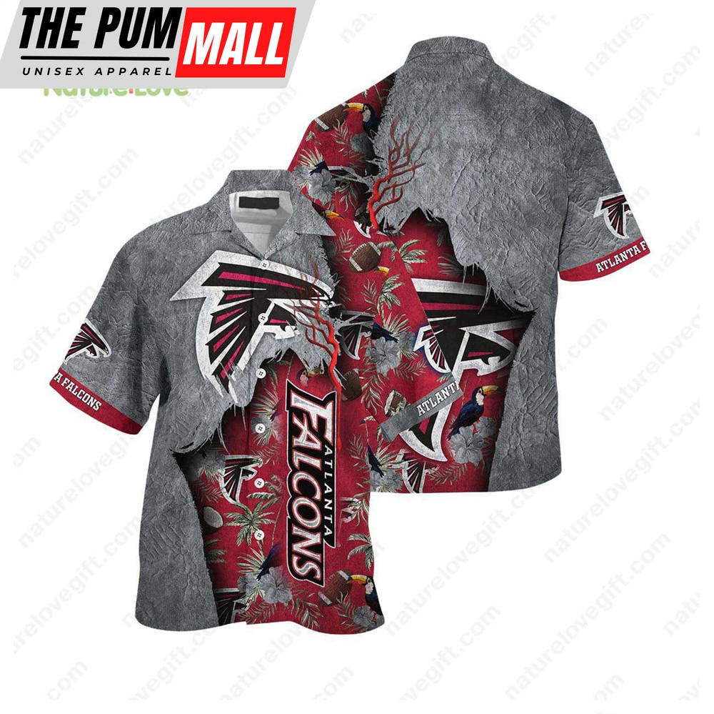 Atlanta Falcons Hawaiian Shirt NFL Aloha Gift for Falcons Fans
