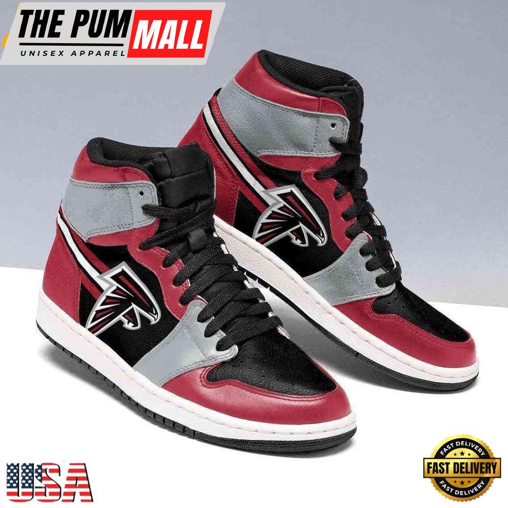Atlanta Falcons Nfl Air Jd 2023 Limited Eachstep Shoes Sport Sneakers, For Men And Women
