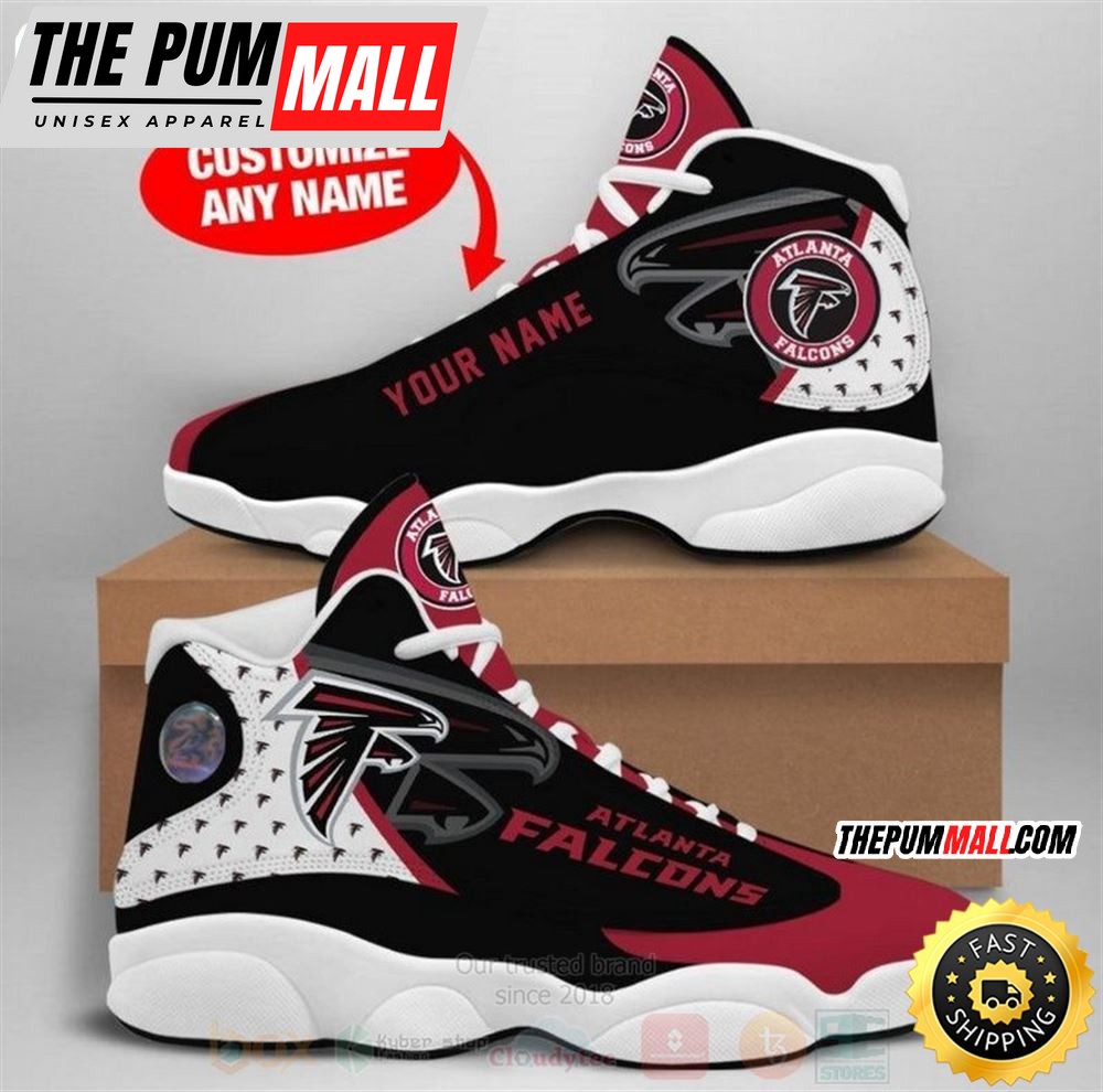 Atlanta Falcons Nfl Custom Name Air Jd 13 Shoes