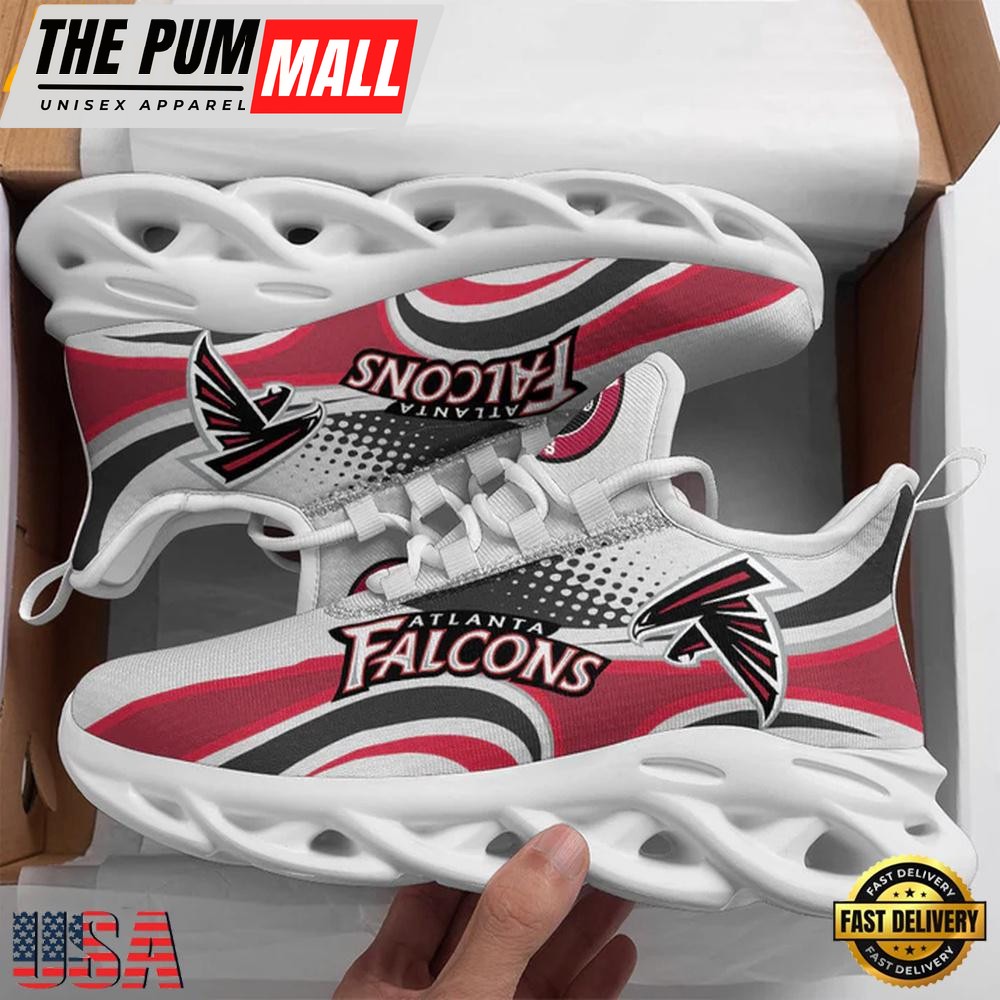 Atlanta Falcons NFL Sport Team Max Soul Shoes, Running Sneakers Shoes For Men Women