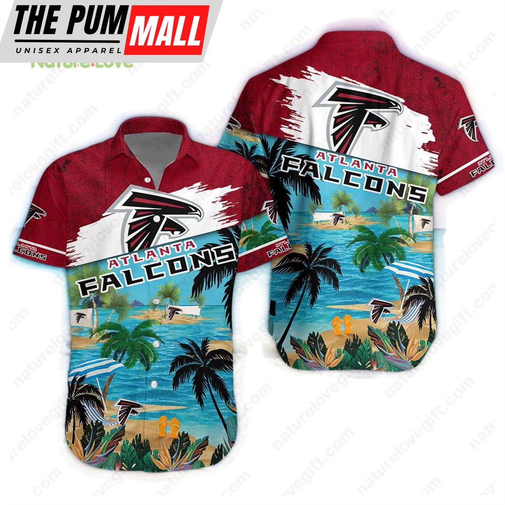 Atlanta Falcons Summer Beach Hawaiian Shirt Atlanta Falcons Aloha Shirt