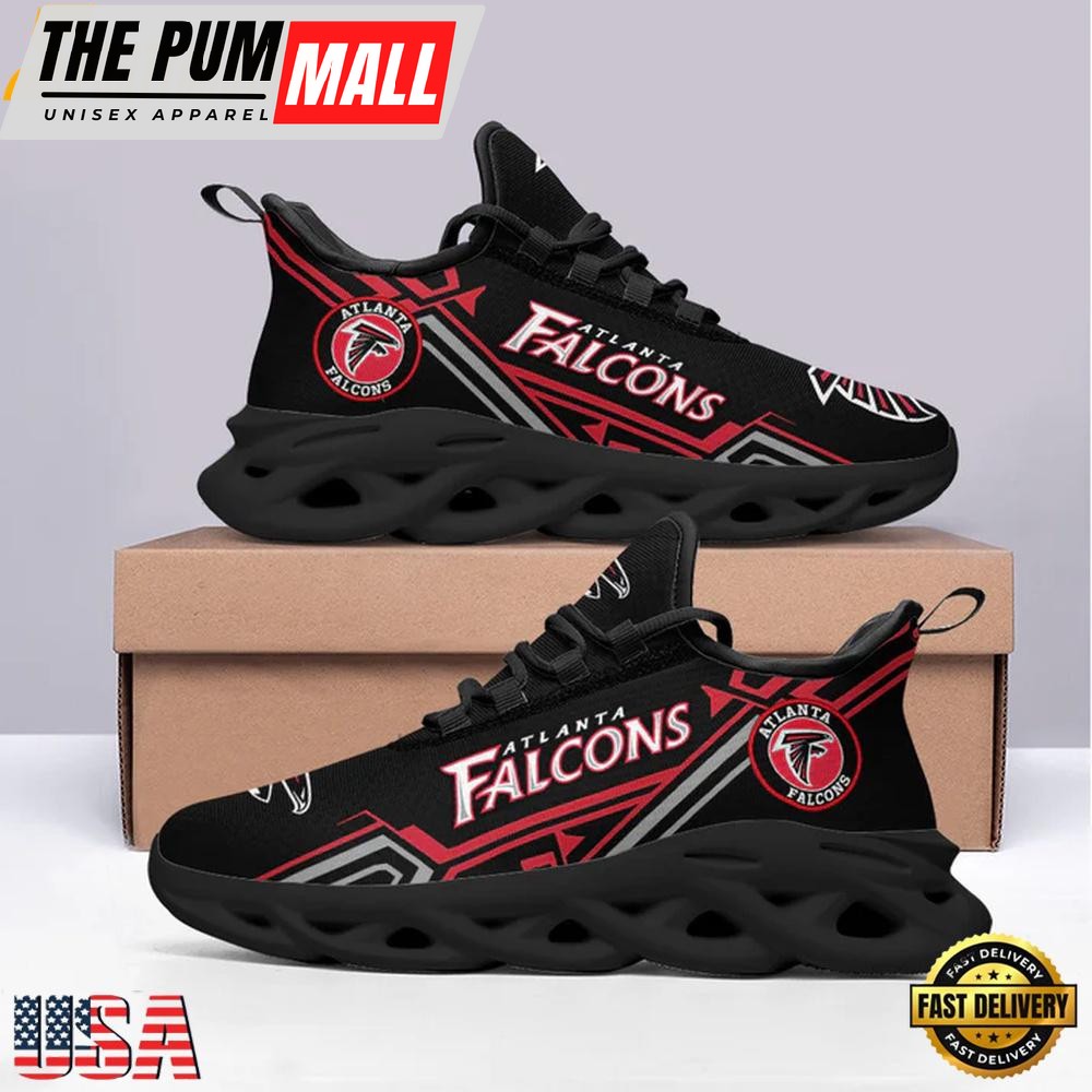 Atlanta Falcons Team Max Soul Shoes, Running Sneakers Shoes For Men Women