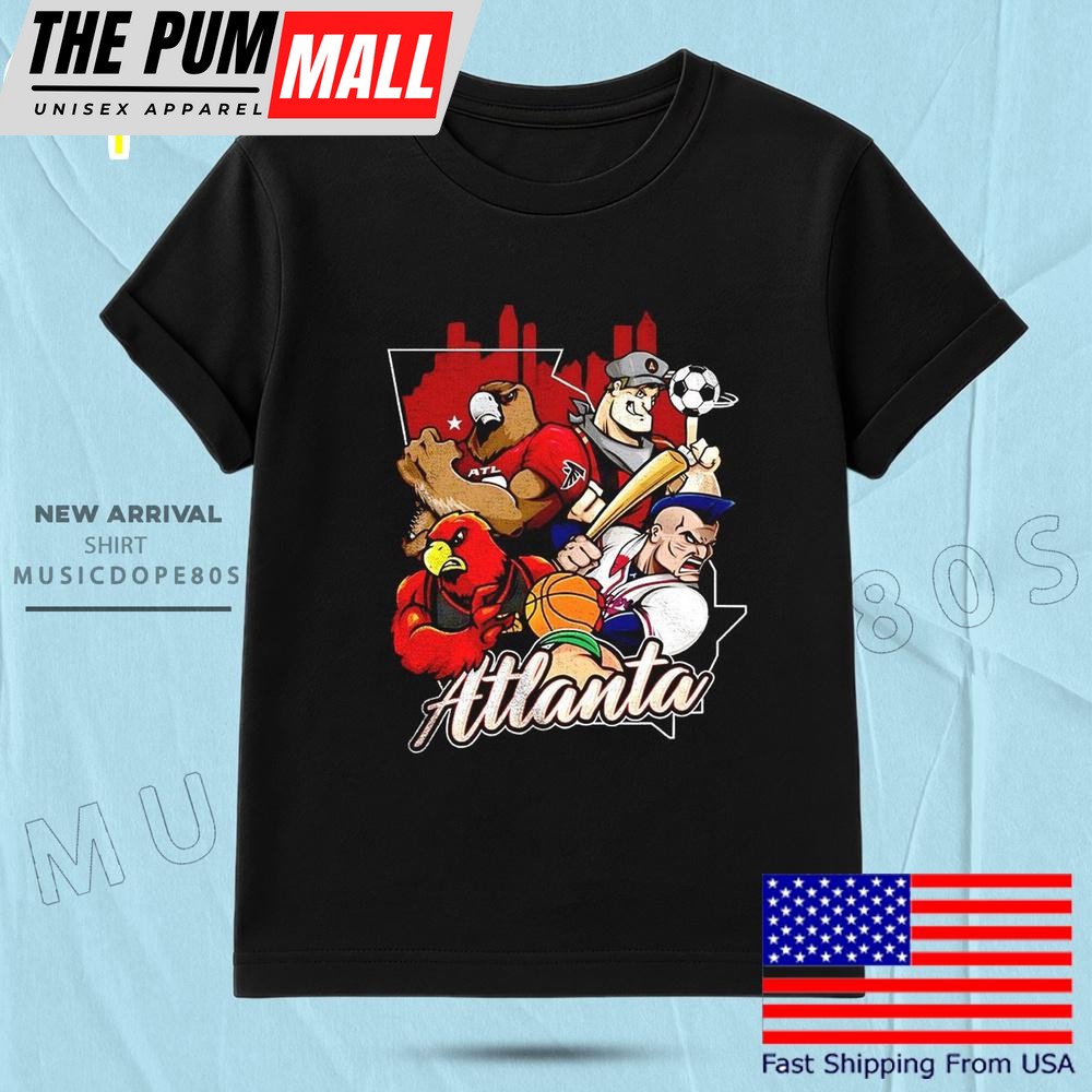 Atlanta Sports Team Mascot T Shirt