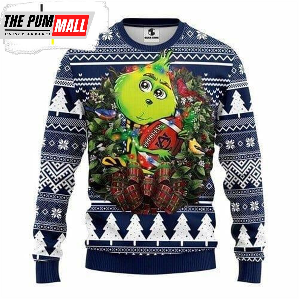 Auburn Tigers The Grinch Ncaa Ugly Christmas Sweater