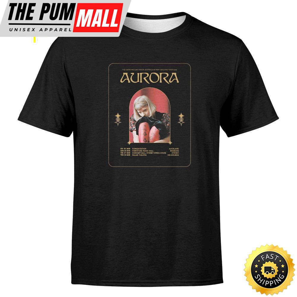 AURORA The Gods We Can Touch Asia Tour 2025 Taipei Dates Unisex T-shirt