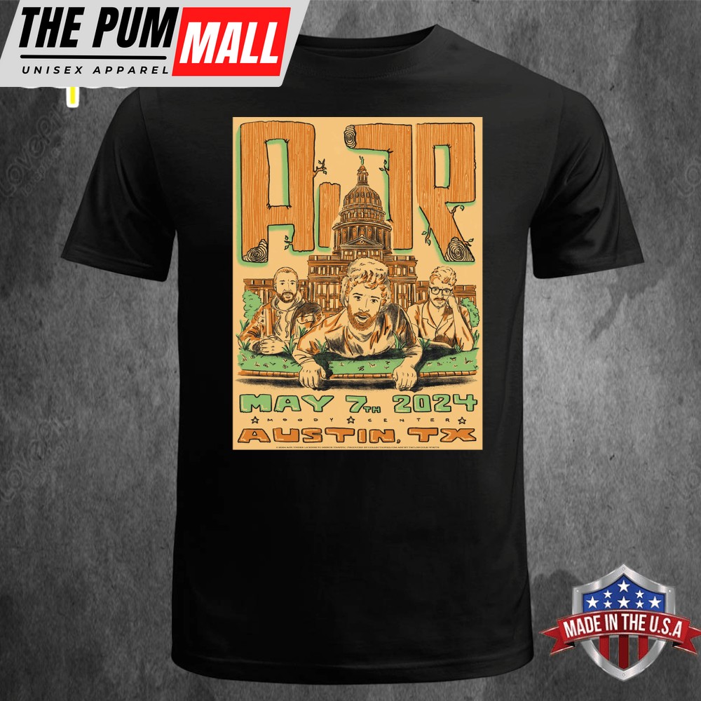 Austin May 7 2025 Tour Unisex T-shirt Black