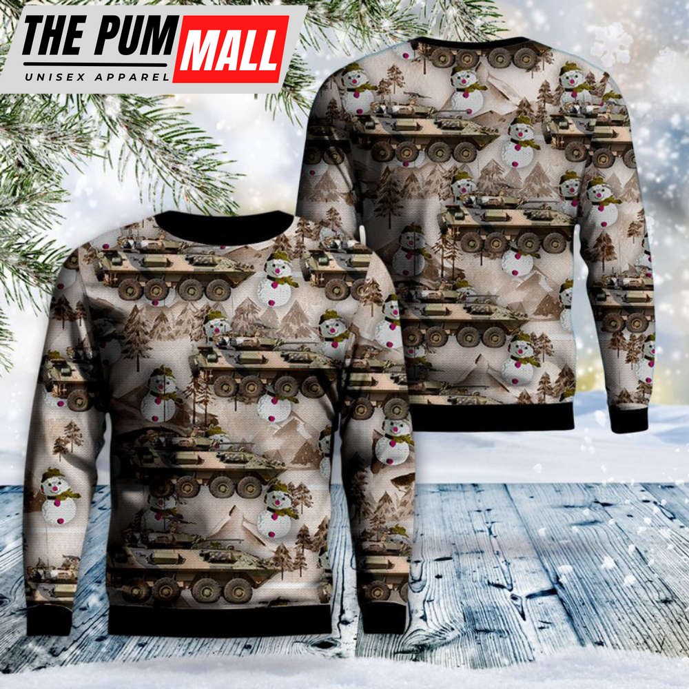 Australian Army ASLAV Christmas Sweater2 Gift For Christmas