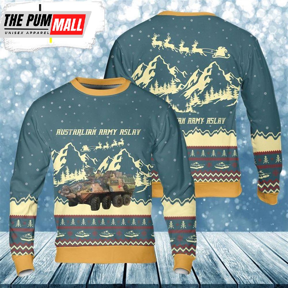 Australian Army Aslay Ugly Christmas Sweater