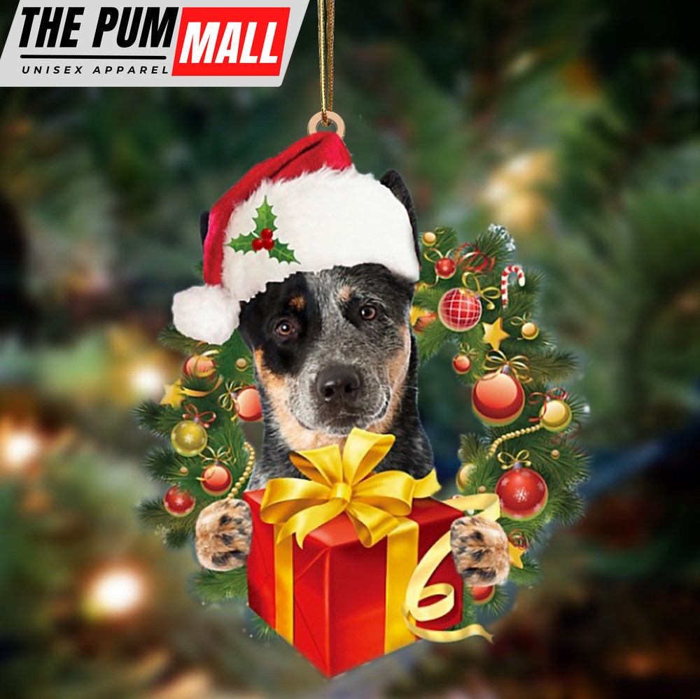 Australian Cattle Give Gifts Hanging Ornament – Flat Acrylic Dog Ornament – Dog Lovers Gifts For Him Or Her Limited Edition
