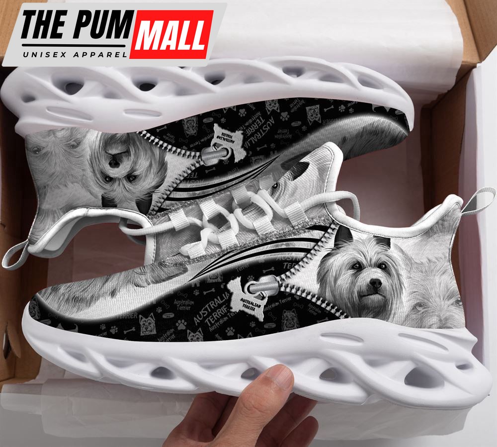 Australian Terrier Sketch Max Soul Shoes For Men And Women, Best Gift For Pet Lover