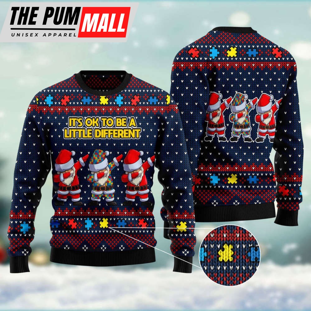 autism-awareness-funny-santa-clauses-its-ok-to-be-a-little-different-ugly-chris-apti7e1n Autism Awareness Funny Santa Clauses It’s Ok To Be A Little Different Ugly Christmas Sweater