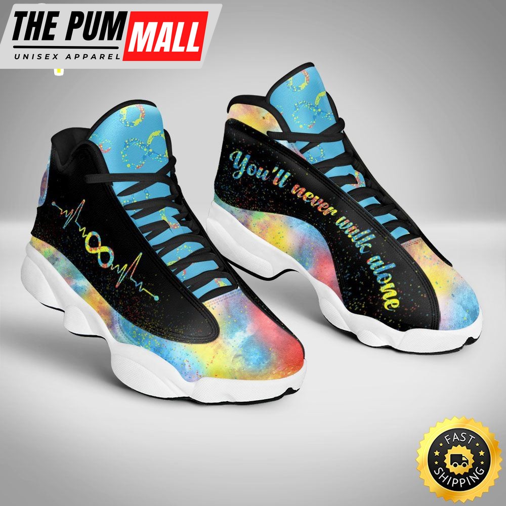 Autism Infinity You Will Never Walk Alone Jd13 Shoes