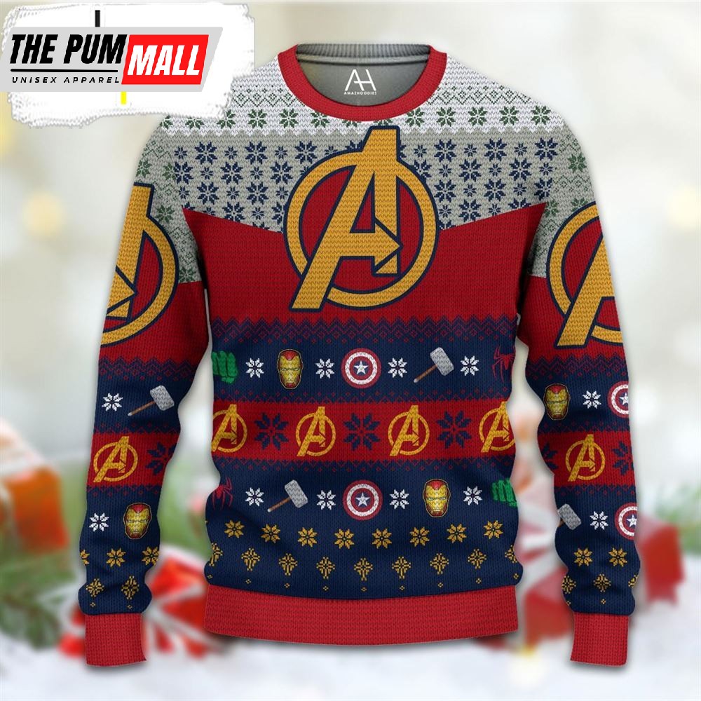Avengers Merry Christmas Ugly Sweater