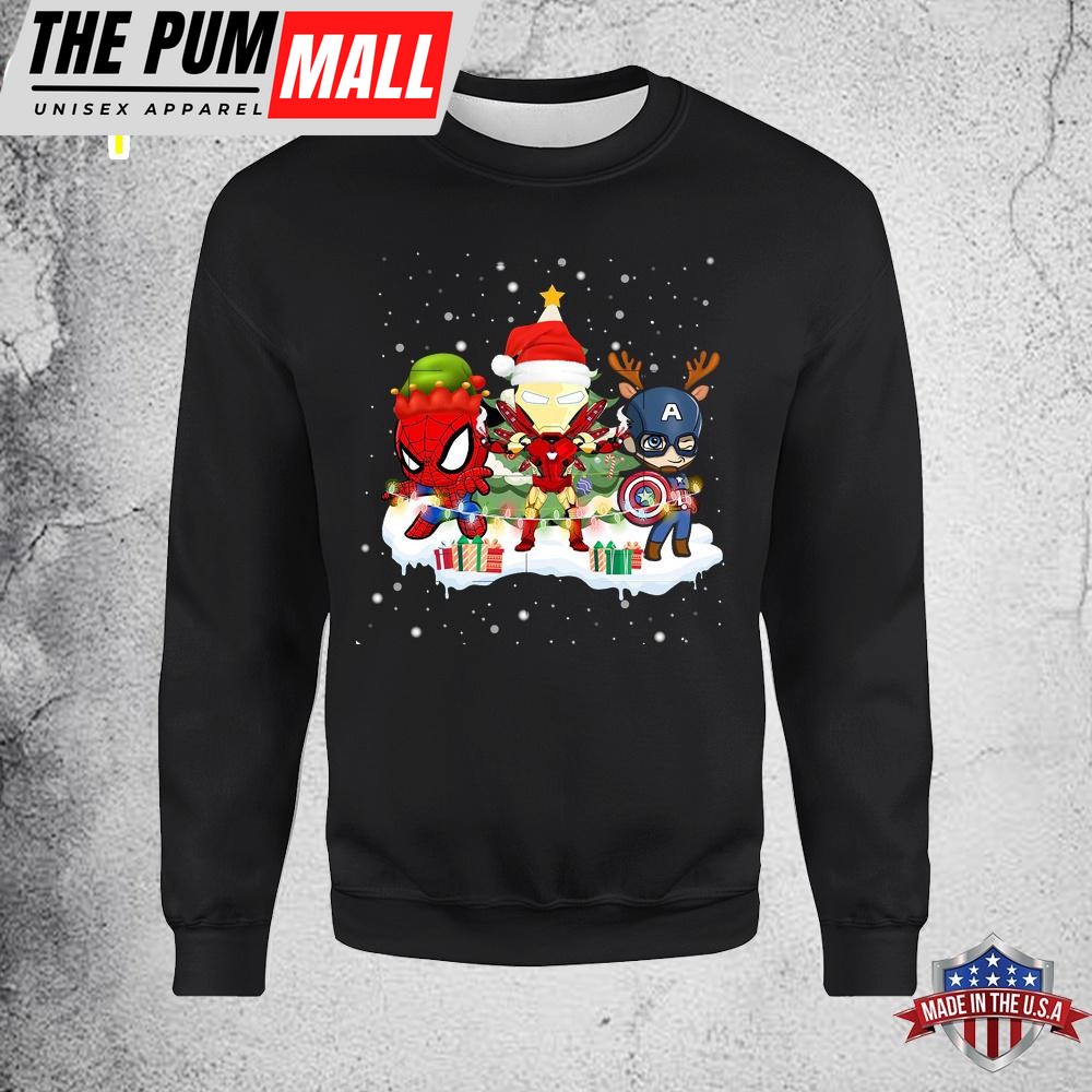 Avengers Superhero Christmas Friends Unisex Sweatshirt