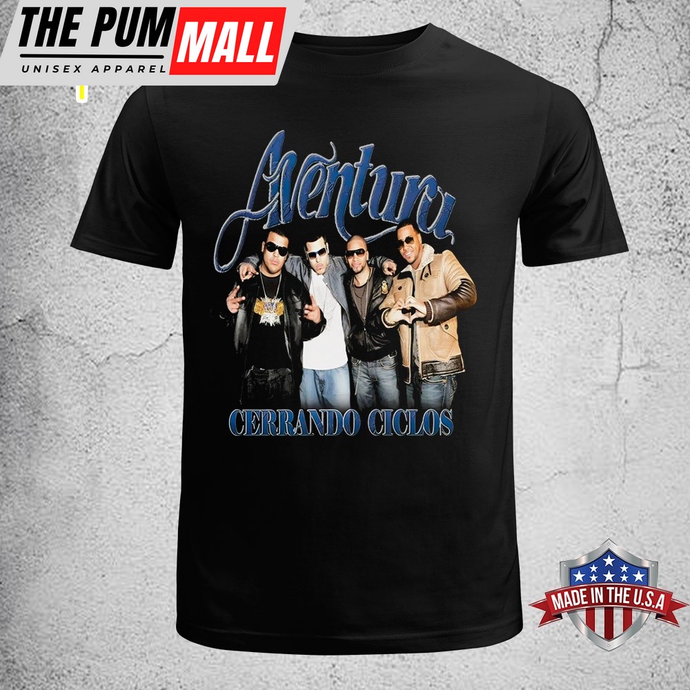 Aventura Bachata Tour Music 2025 Unisex T-Shirt