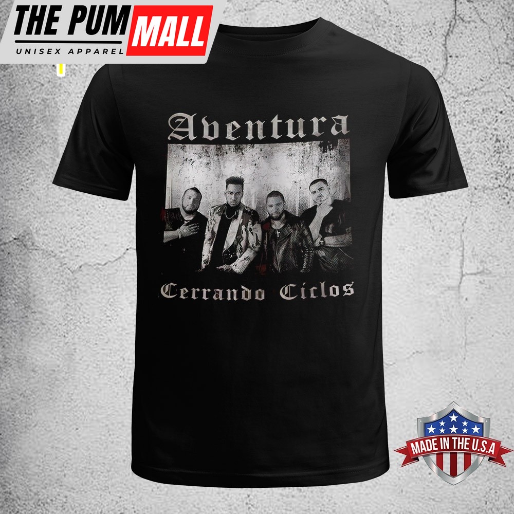 Aventura Tour Concert Bachata Cerrando Ciclos Unisex T-Shirt