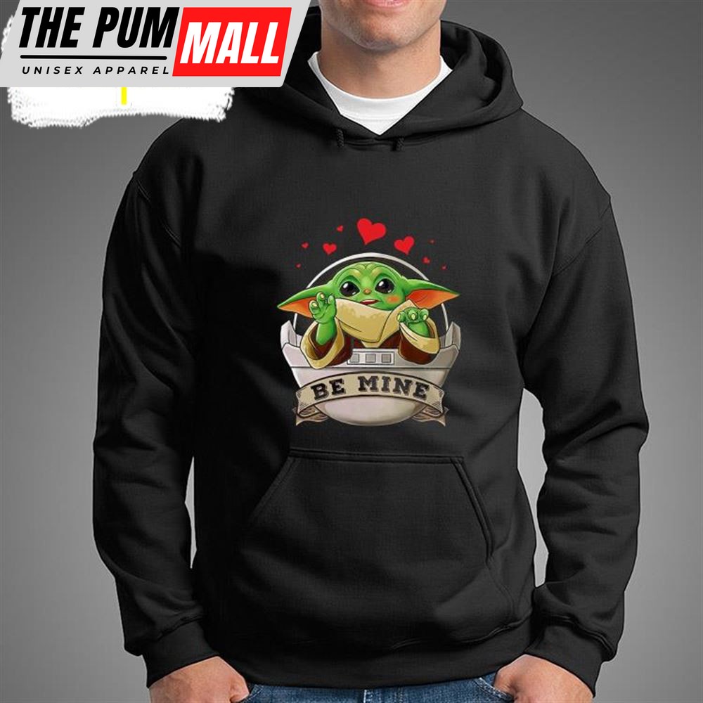 Baby Yoda Be Mine Happy Valentine?s Day Heart Love T-Shirt