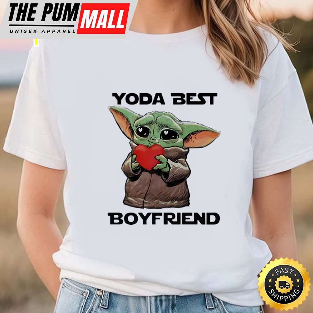 Baby Yoda Best Boyfriend Valentine Day T-shirt