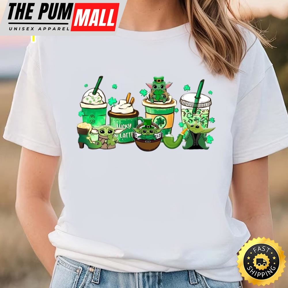 Baby Yoda Coffee Shirt, Yoda Patricks Day Shirt