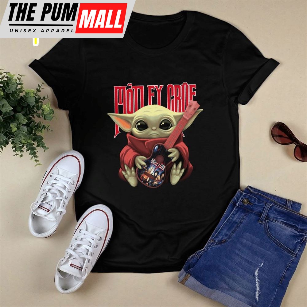 Baby Yoda Hug Motley Crue 2025 Shirt