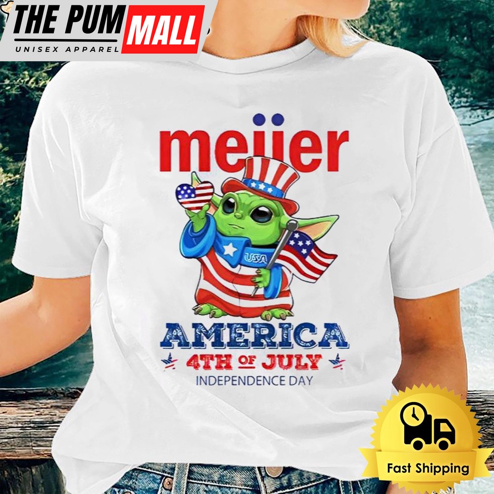 Baby Yoda Meijer’s America 4th Of July Unsiex T-Shirt