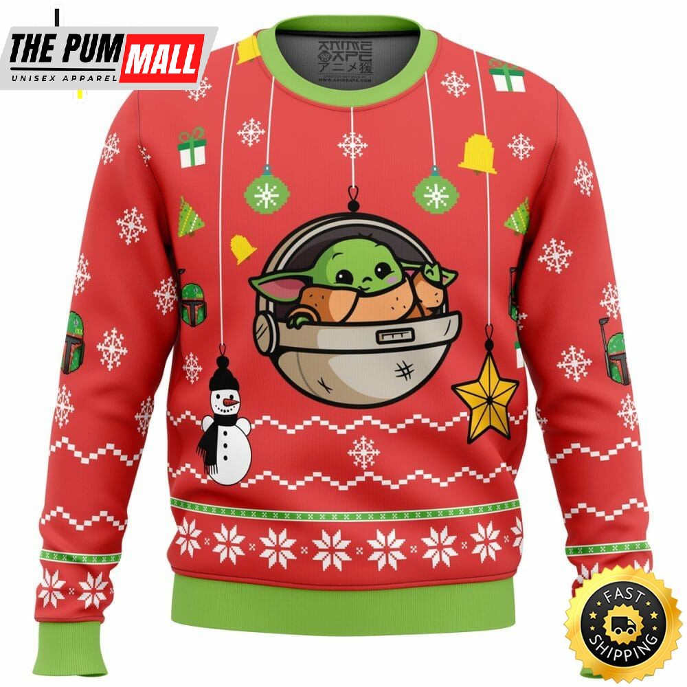 Baby Yoda Ugly Christmas Sweater