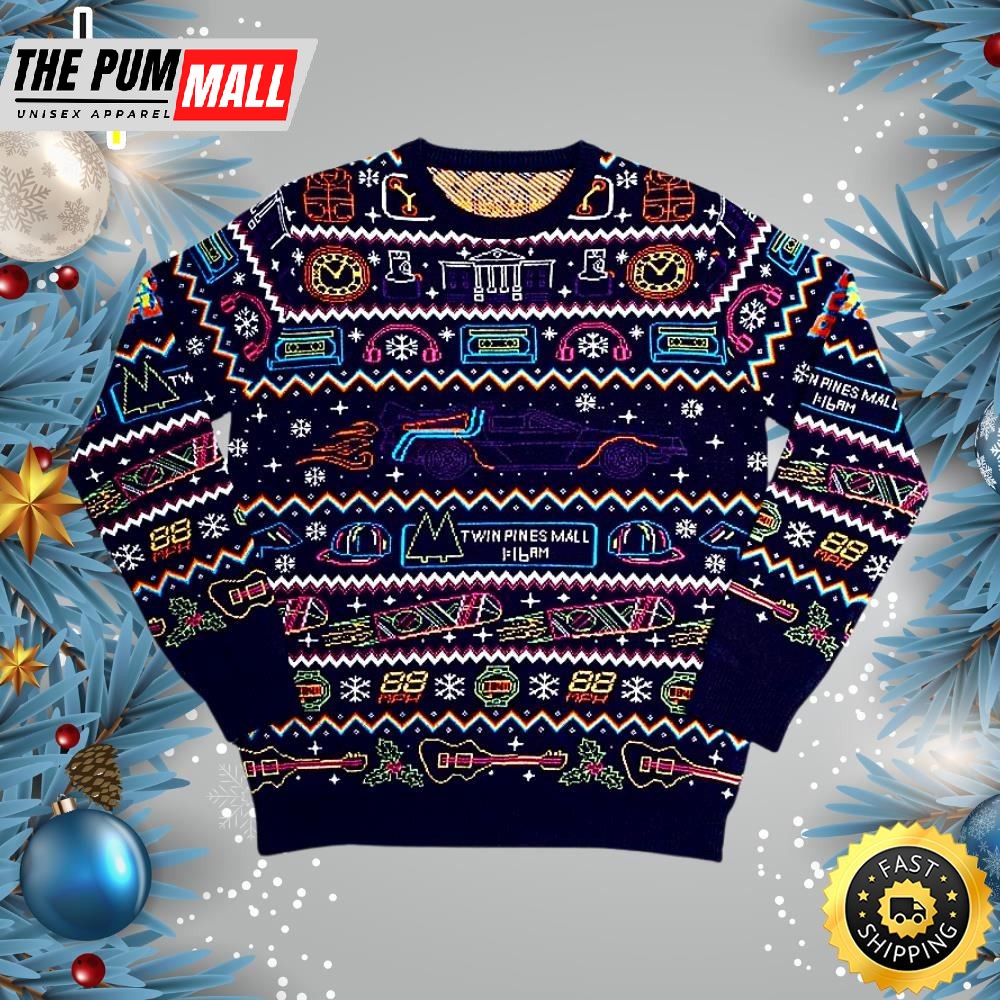 Back To The Future Ugly Christmas Sweater