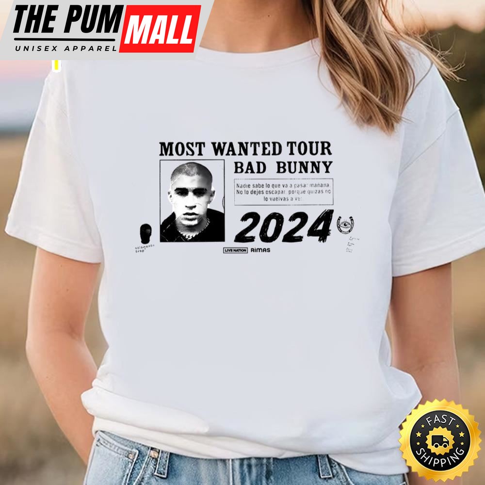 Bad Bunny Coming To The Wells Fargo Center In April 2025 Shirt