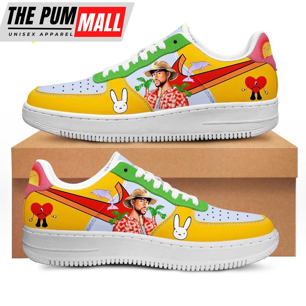 Bad Bunny Fan Air Force 1 Shoes