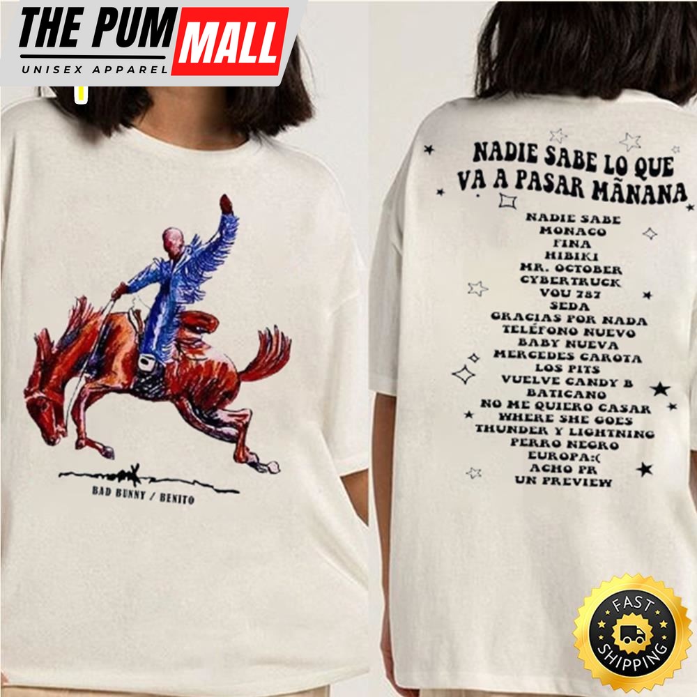 Bad Bunny Nadie Sabe Album T-Shirt