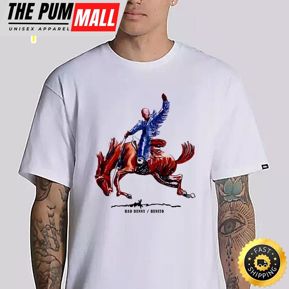 Bad Bunny Nadie Sabe Album White T-Shirt